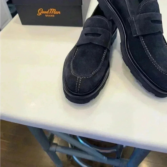 Good Man Brand Black Suede Loafers - Picture 9 of 12